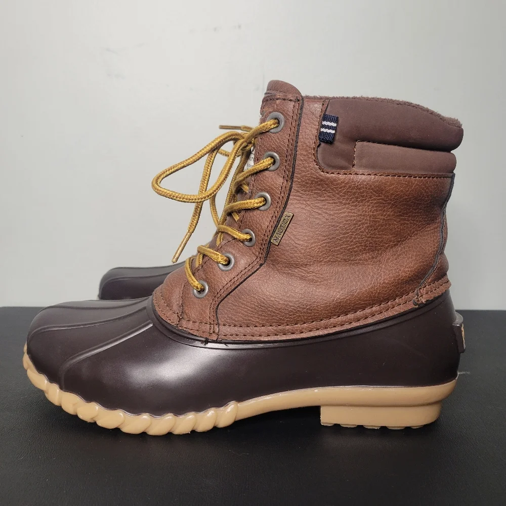 Nautica Water Resistant Lace Up Channing Duck Boot